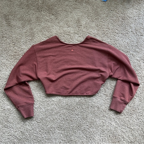 Vitality Balance Athletica Studio Rosewood Marl Cropped Shrug Size Medium - Picture 7 of 14